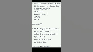 MCQ On OSI Model | Data Link Layer | #computermcq