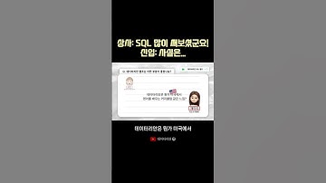 SQL 좀 쓸 줄 아는 신입인가 #데이터리안