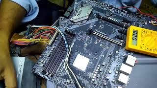 Motherboard(b450) Repair Not turning on with processor in socket & vddp voltage missing