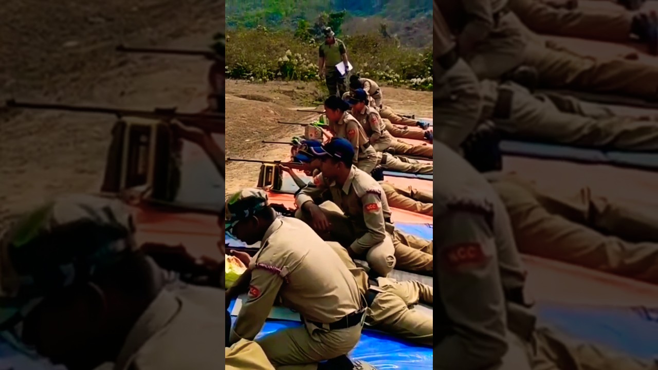NCC camp grouping firing training aye watan song || NCC camp training 
