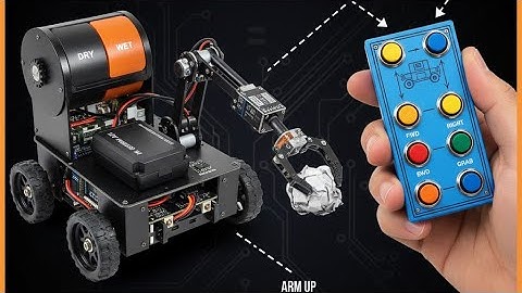 Arduino garbage collecting robot