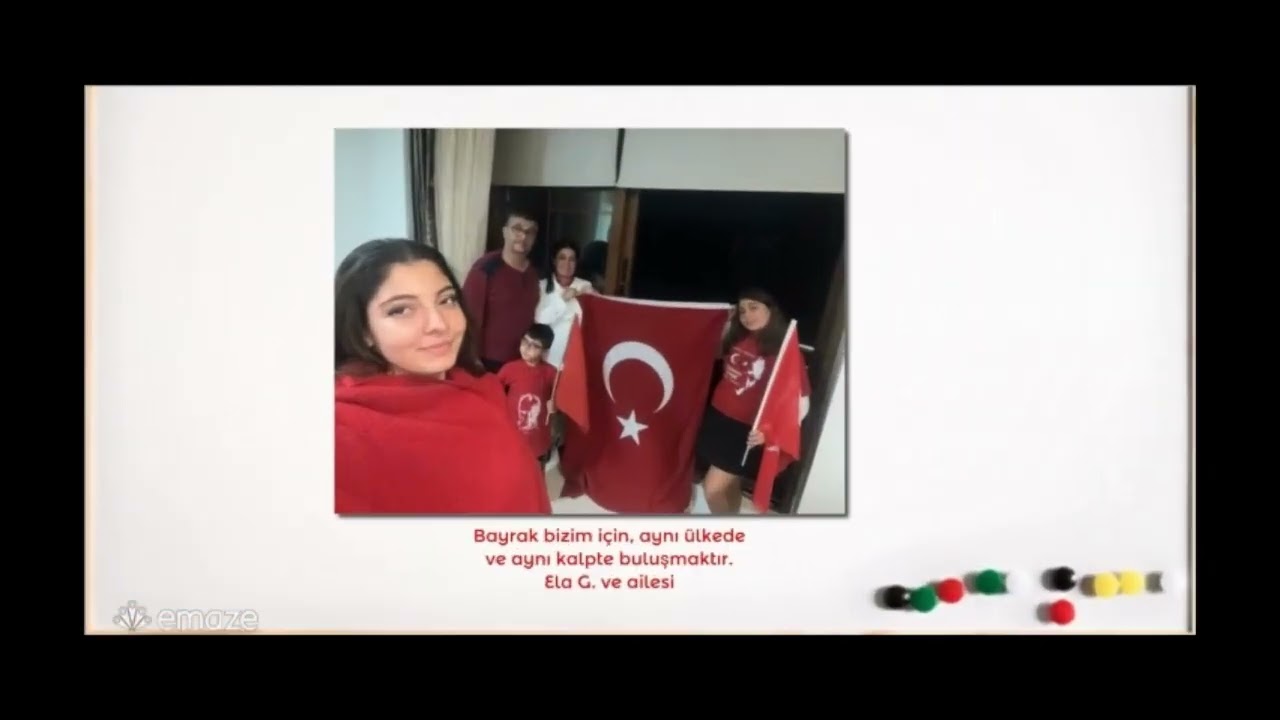 Bayrak temalı hafta kapsamında aile katılımlı etkinliğimiz