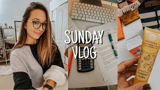 sunday vlog: preparing for the week, new glasses, studying, self care