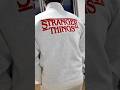 Did you watch #strangerthings finale? #embroidery on #hoodie #netflix