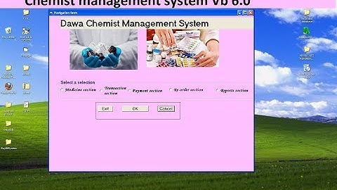 Visual Basic Projects |  Pharmaceutical Management System Visual Basic 6 0    Chemist Sales MIS