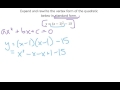 Quadratic Equations and Properties