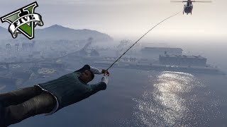 GTA V PC MOD - La Pistola De Las Cuerdas ! El Gancho - INCREIBLE - Random Moments