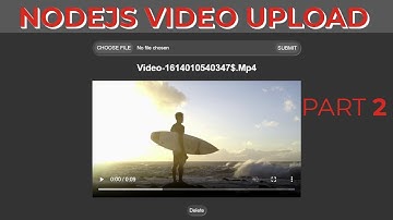 Nodejs, Ejs, Javascript HomeTube video upload-download Part 2.