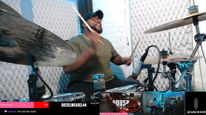 Pon de Replay Drum Cover version - Drum Cover performance video thumbnail