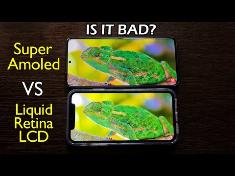 Samsung Galaxy S20+ Vs IPhone XR/11 Display Comparison | Super Amoled Vs Liquid Retina IPS LCD HINDI