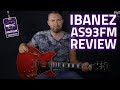 Ibanez as93fm tcd artcore expressionist semi hollow review