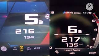 M3 CS vs M4 CSL 100-250 KMH