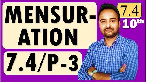 Chapter 7 Mensuration | Class 10 | Practice Set 7.4 (Video Part 2)