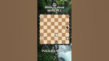 Chess puzzle series 🧩1783/5334 #chess #puzzle #learnchesstactics #magnuscarlsen #polgar #chessbooks