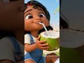 Coconut Song for Kids | Dum Dum Coconut Song | Nursery Rhymes for Children's | Galatta Kids | Shorts