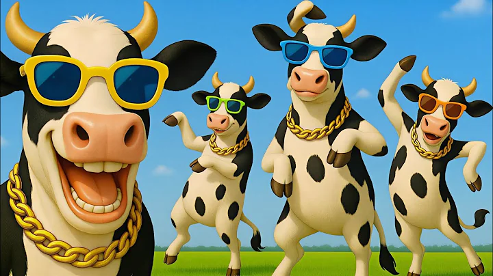 FUNNY COW DANCE 😂 │Cow Song & Cow Videos 2025 | Cow dance mix | funny dancing cow | mooing cow |moo