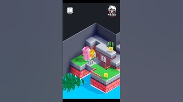 Lots of traps, be careful bro...Fancade Dino Bros Casual Level 39 #shortsyoutube #fancade