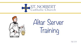 Altar Server Training, December 2019