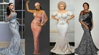 DENTELLE : TENUES DE SOIRÉE , TENUES DE CÉRÉMONIE , MODÈLE EN DENTELLE , OWAMBE STYLES 2021