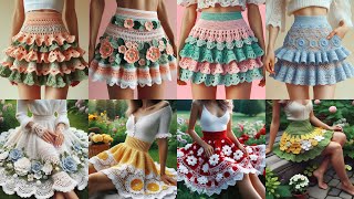 Amazing crochet women skirts Design - Unique crochet Ideas - юбки крючком