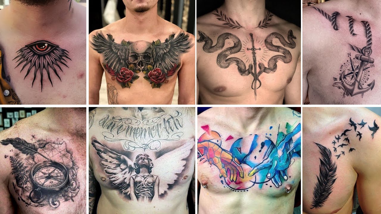 Most Stylish CHEST TATTOOS For Men 2022