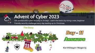 Advent of Cyber 2023 - Day 11 Writeup with Answers by Karthikeyan Nagaraj | TryHackMe