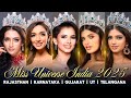 Miss Universe India 2025 - Rajasthan | Karnataka | Gujarat | Union Territory | Telangana ❤️👑