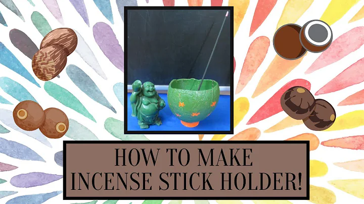 How to make an incense stick holder ! | Easy DIY | Easy decoration