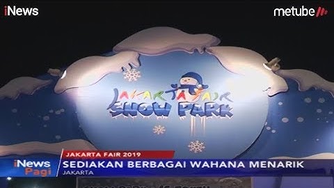 Wahana "City of Light" & "Snow Park" di Jakarta Fair 2019 Tarik Minat Pengunjung - iNews Pagi 14/06