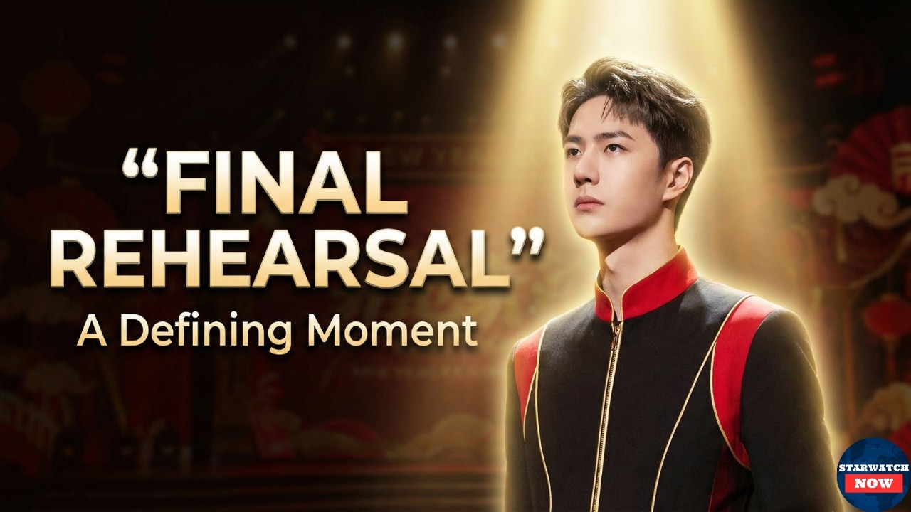 The Defining Moment: Wang Yibo’s Final Run-Through for China’s Biggest New Year Show