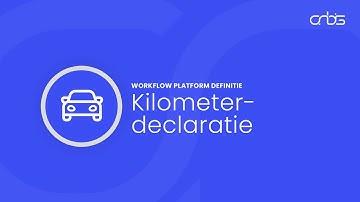 Workflow definitie HR: Kilometer declaratie