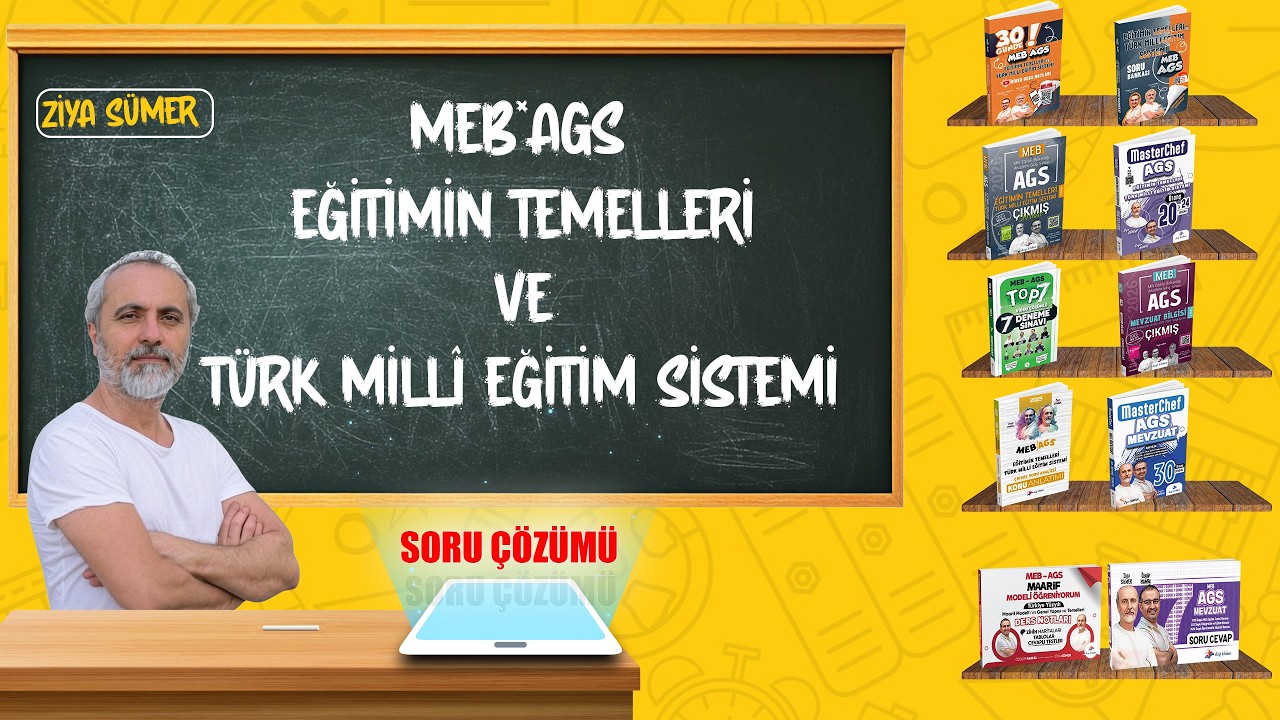 20.  Gün Türk Milli Eğitim Sisteminin Genel Yapısı Soru Çözümü