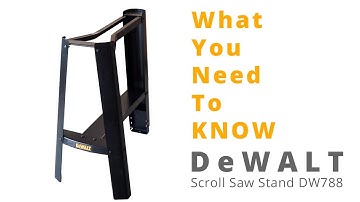 How To Assemble a DW7880 Scroll Saw Stand Step-by-Step Instructions.