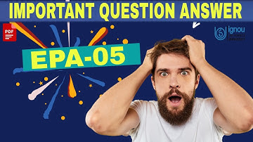 EPA-5 IMPORTANT QUESTION ANSWER || FINANCIAL ADMINISTRATION  || IGNOU PREVIOUS YEAR PAPER SOLUTION