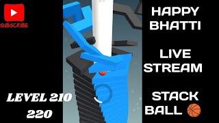 "*LIVE* Stack Ball 3D Madness! LEVEL 200-210