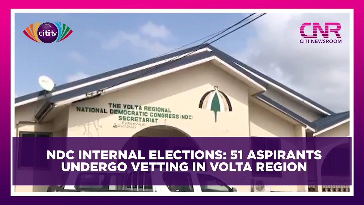 NDC internal elections: 51 aspirants undergo vetting in Volta Region | Citi Newsroom