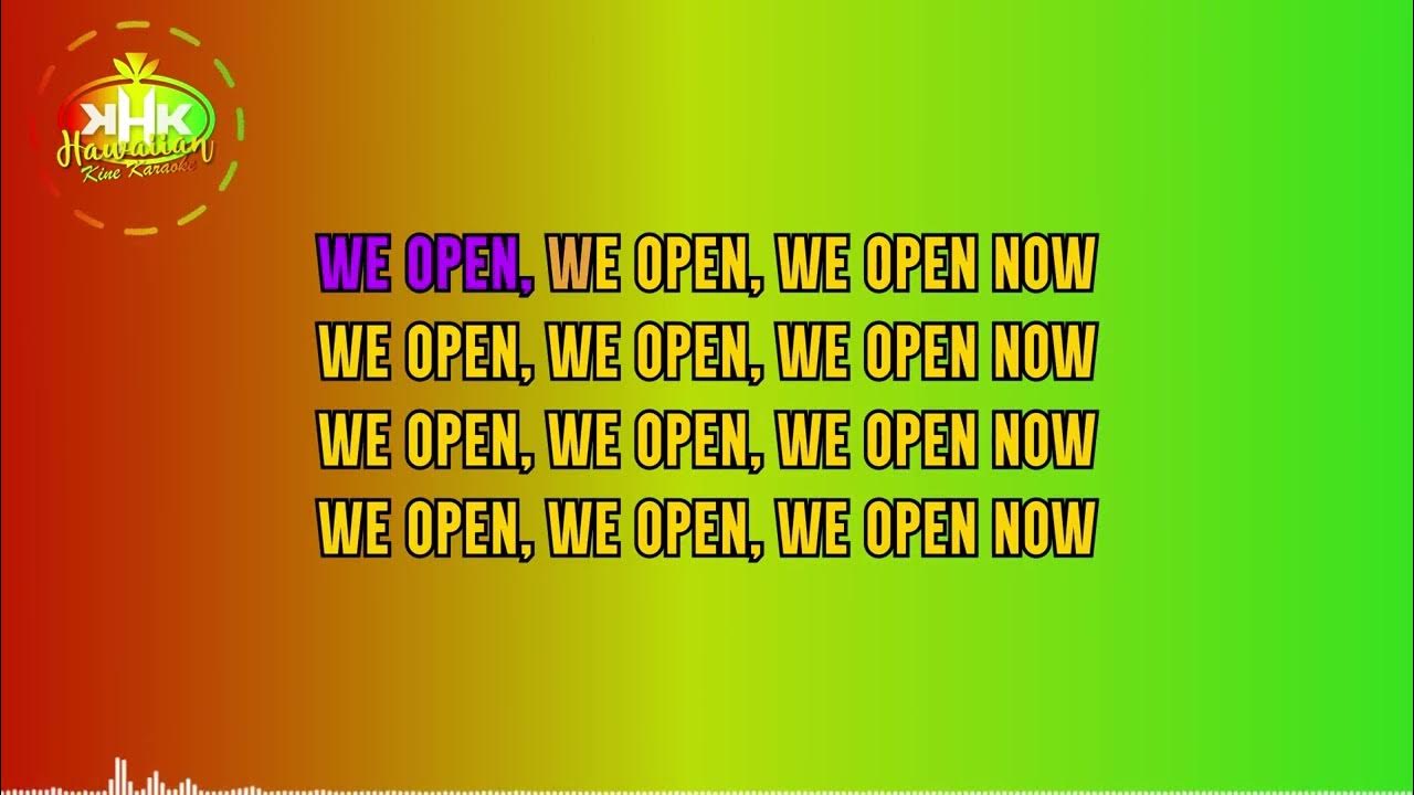 Maoli feat Fiji - We Open (Karaoke Version) - Hawaiian Karaoke Maoli feat Fiji - We Open (Karaoke Version) - Hawaiian Karaoke