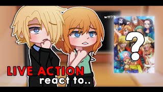 One Piece Live Action React to Originals 🏴‍☠️ | Gacha Club