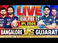 🔴 RCB vs GT, Qualifier 1 Live Commentary IPL 2026 Live Match Today Score Bangalore v Gujarat Last 5
