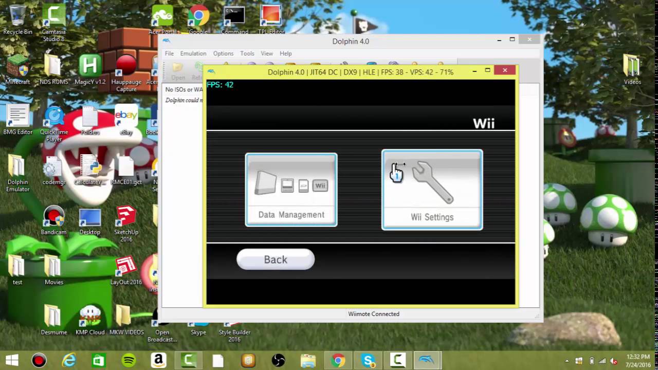 wii menu dolphin