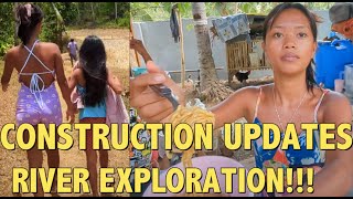 🇵🇭 PROPERTY SECURITY WALL & RAY'S DAUGHTER'S HOUSE UPDATE. Off Grid Island Family Living Philippines