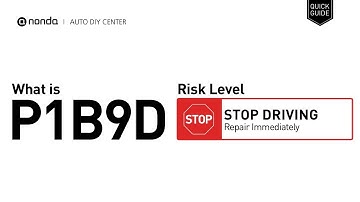 What is P1B9D Engine Code [Quick Guide]