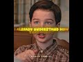 "Sheldon fell for a Black girl"☠️🔥 | young sheldon |#Trending #Shorts