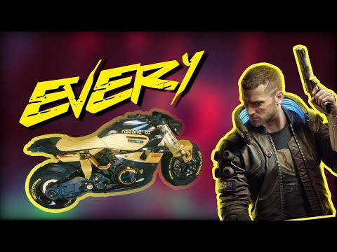 ALL CARS IN CYBERPUNK 2077 (ALL VEHICLES WITH STATS)