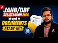Important Documents Required for JAIIB/DBF Registration 2026 | JAIIB Nov 2026 Registration