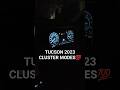 HYUNDAI TUCSON 2023 CLUSTER MODES | #hyundai #tucson #cars #car #digital #shorts #short #viral #news