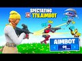 When FORTNITE PROS Turn on AIMBOT Hacks!