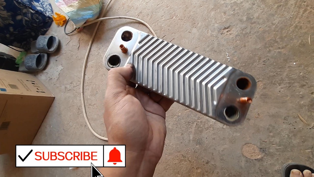 تنظيف ايشونجار شوديار وازالة الكالكار / nettoyage échangeur à plaque chuadiere mural