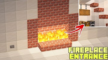 Secret Fireplace Entrance For Minecraft | Mine Hackzz