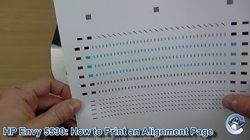 HP Envy 5530: How to Print an Alignment Page and Begin the Printhead Alignment Process